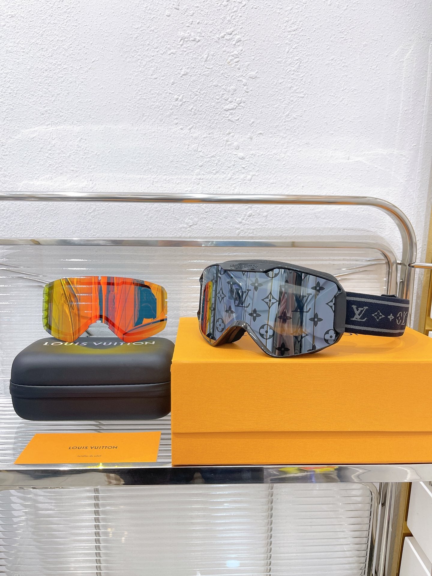 LV Black Ski Goggles