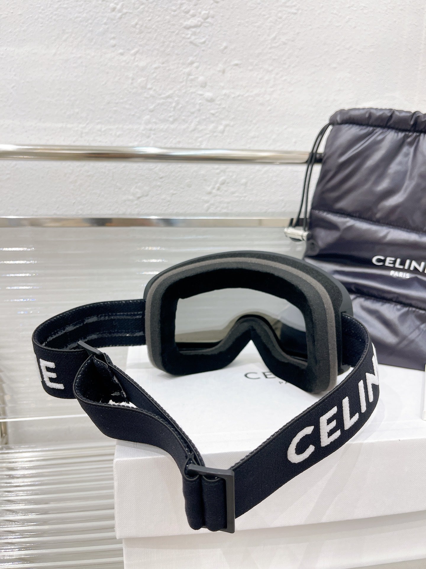 C Black Ski Goggles