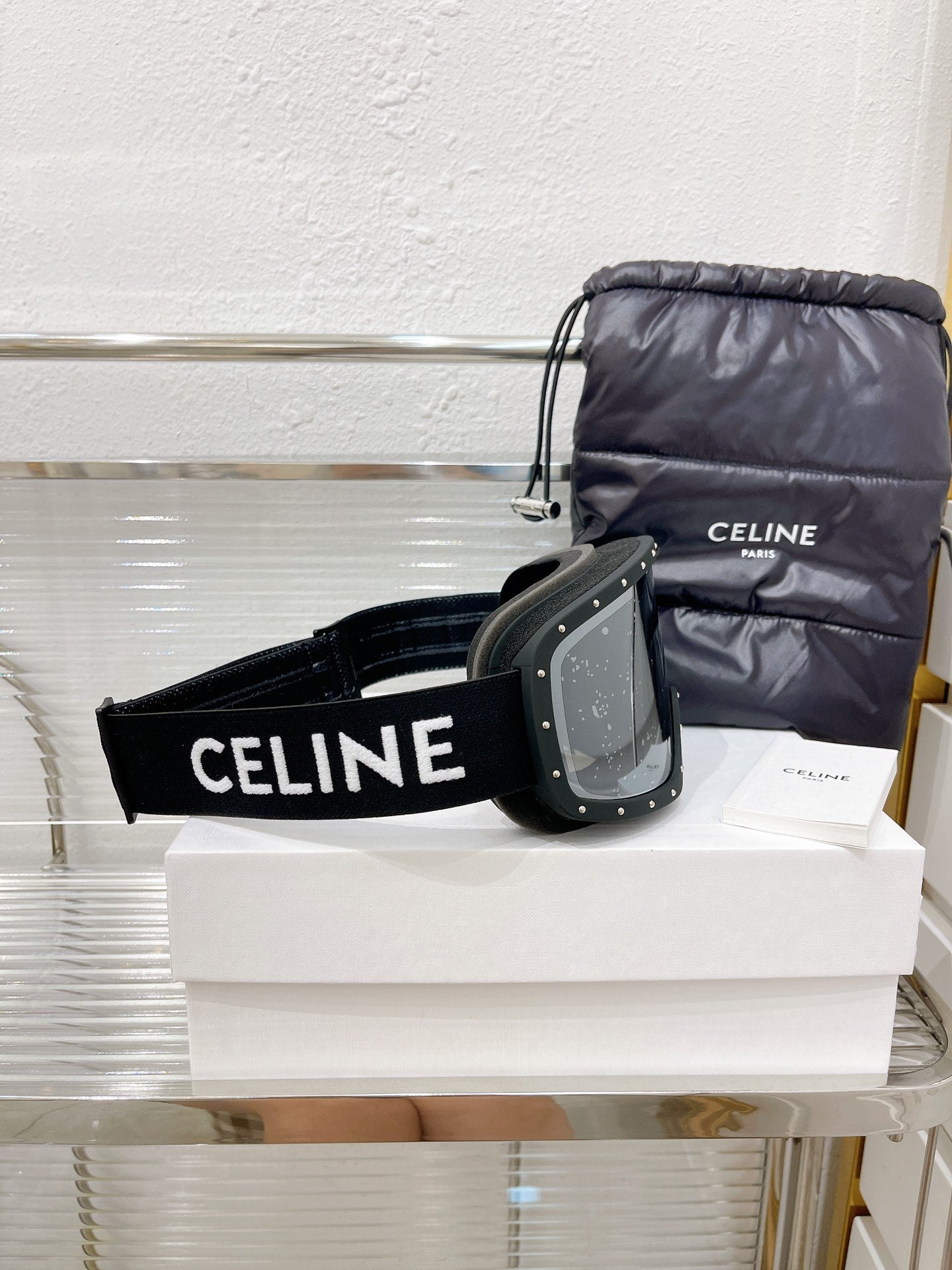 C Black Ski Goggles