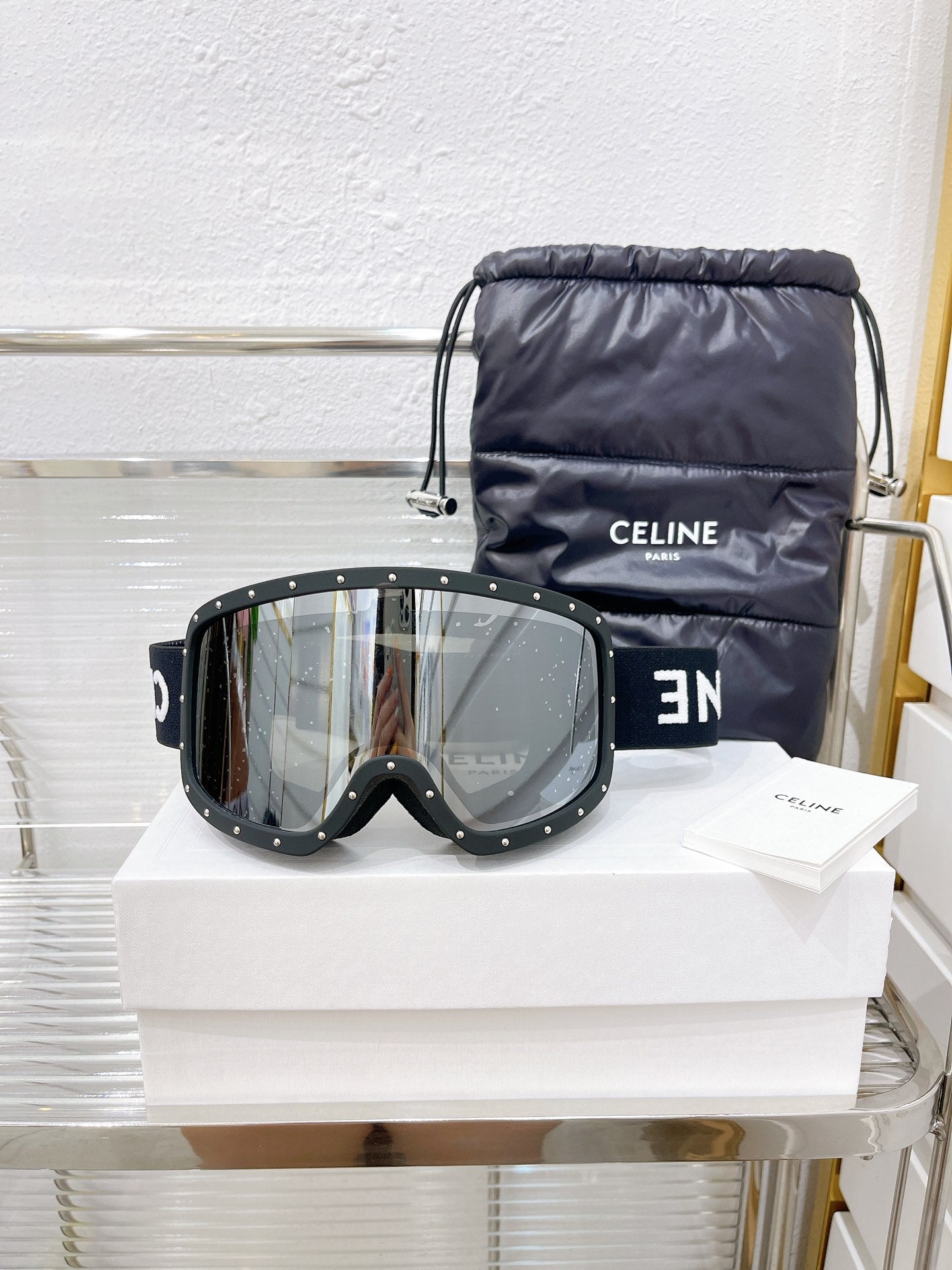 C Black Ski Goggles