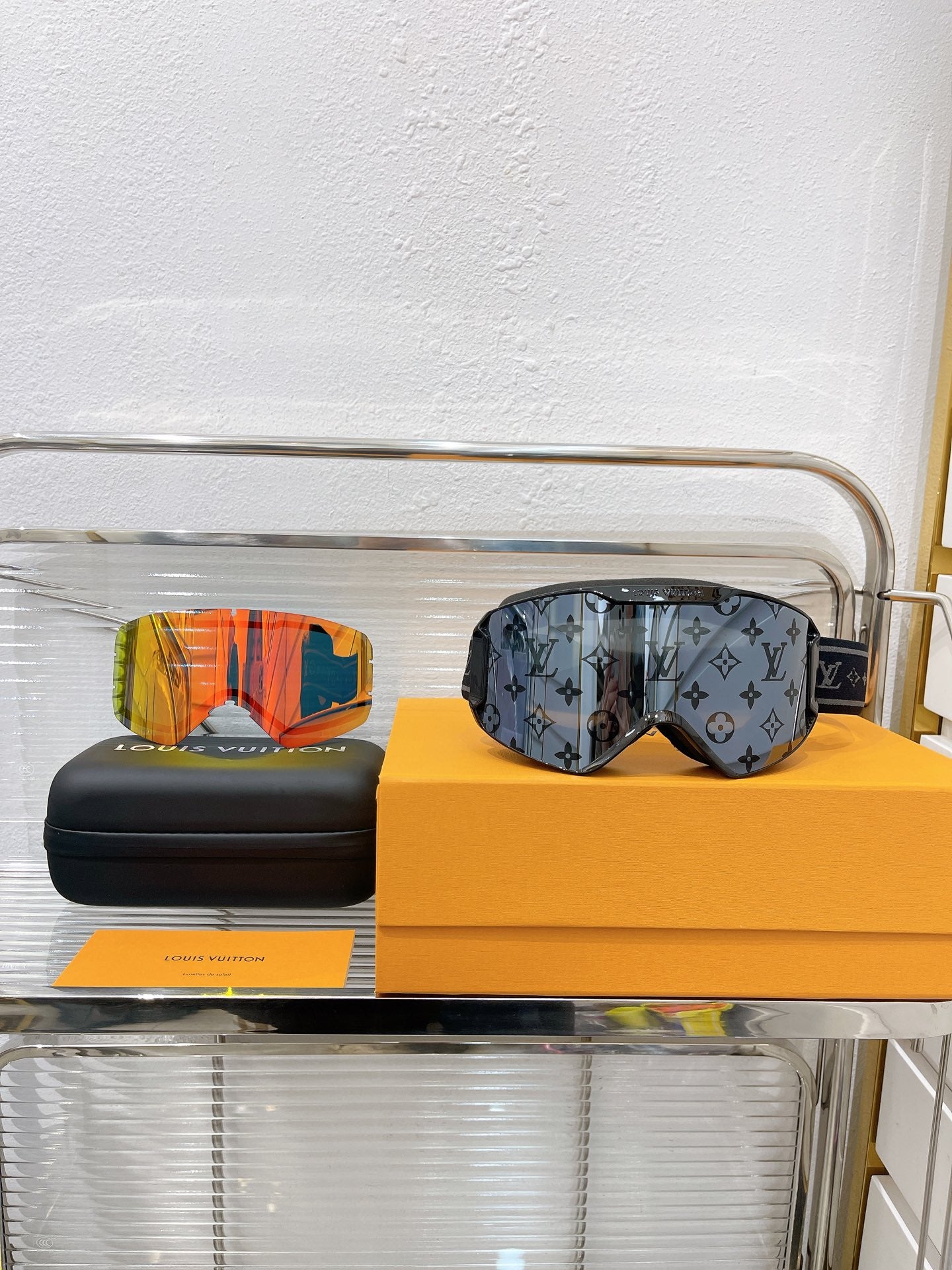 LV Black Ski Goggles