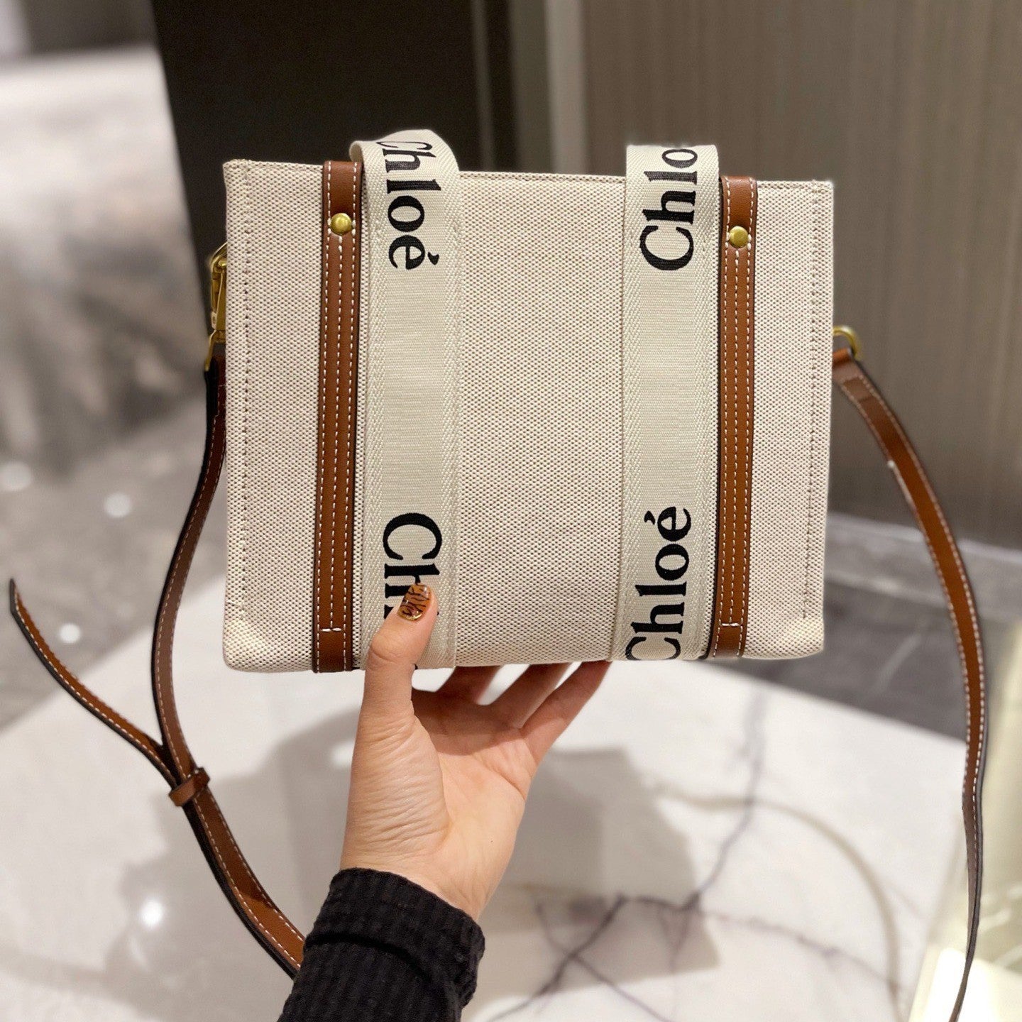 Beige Beach Bag (Next Day Delivery)