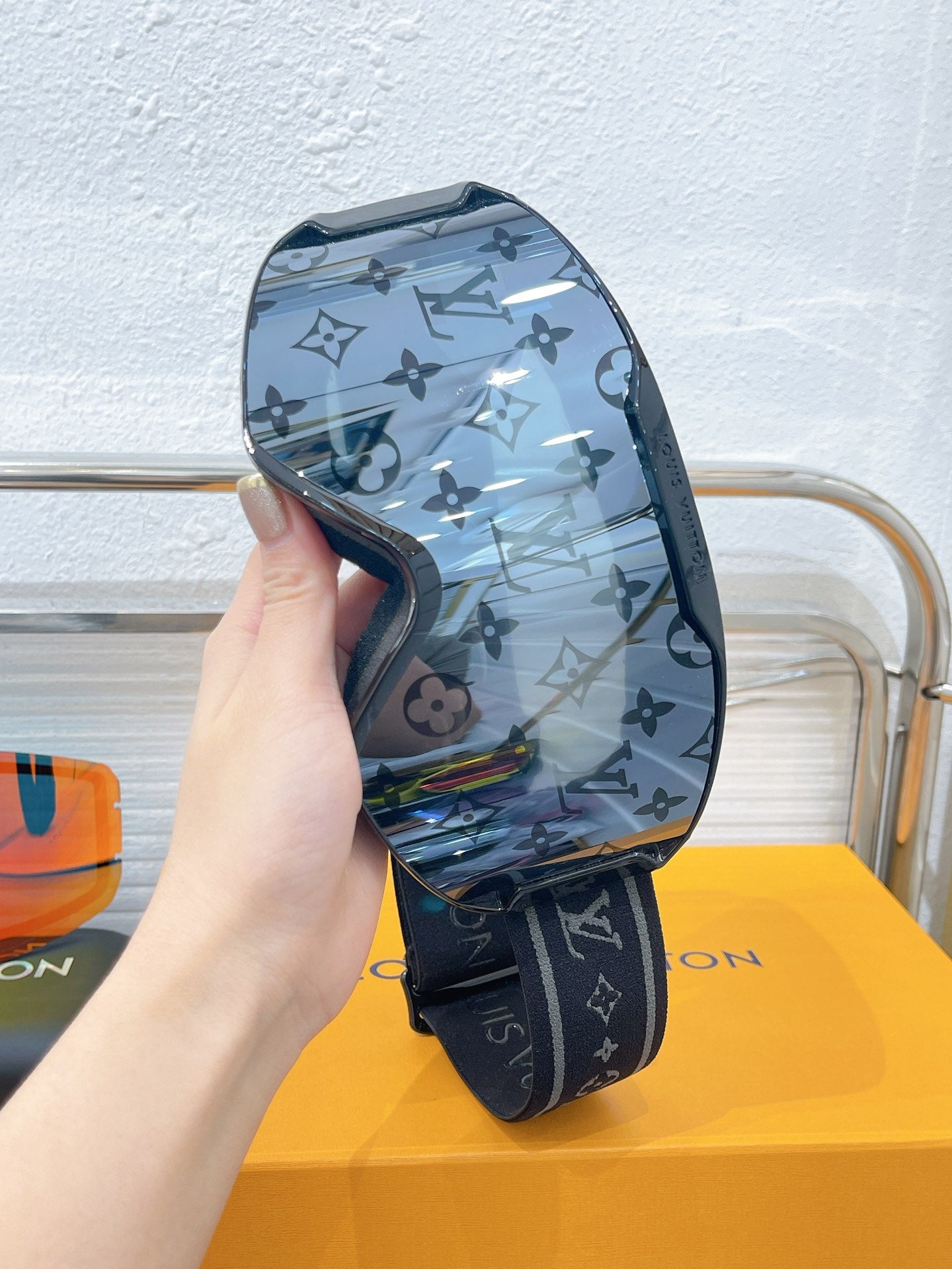 LV Black Ski Goggles