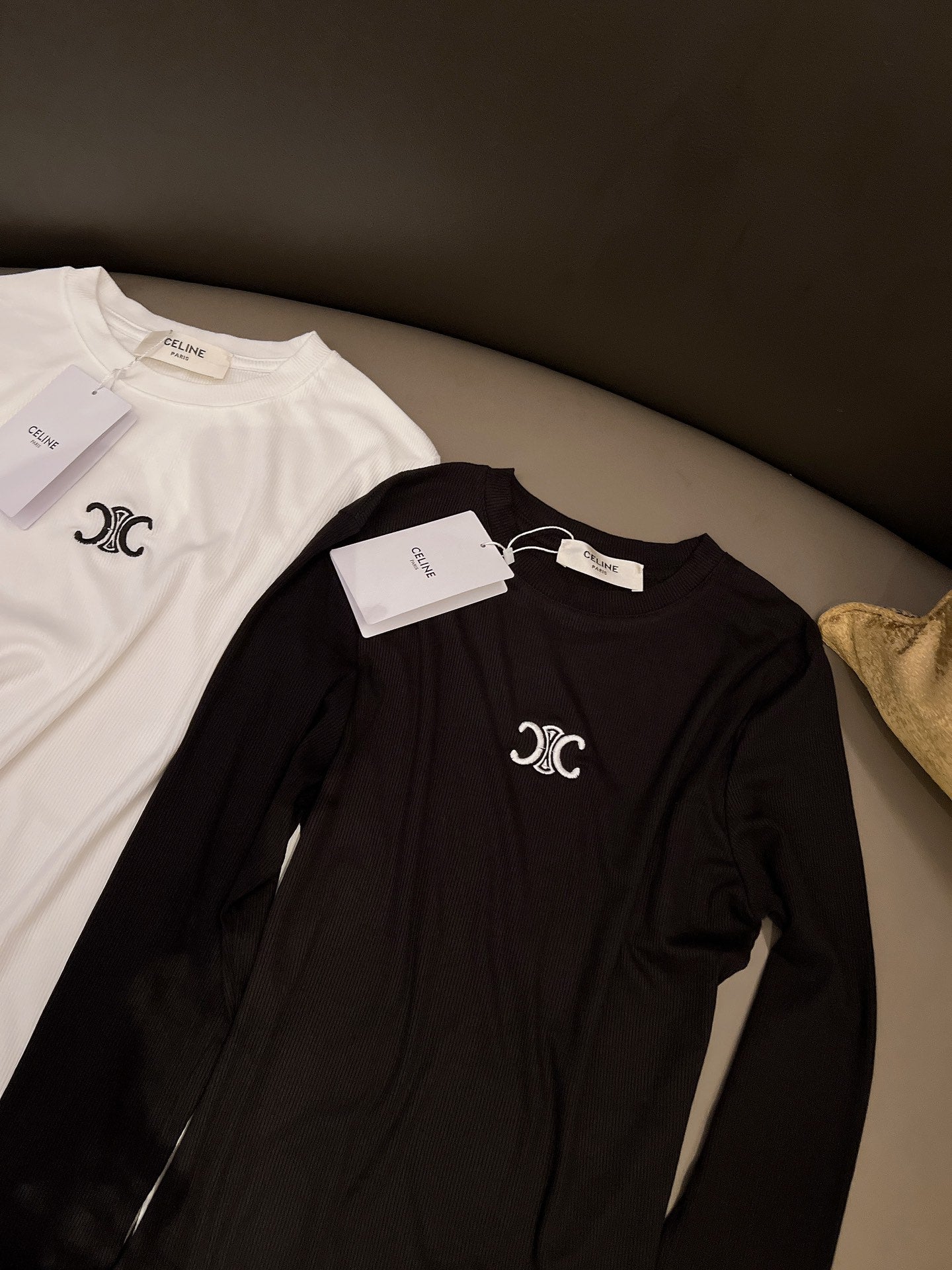 C Ribbed Logo Top