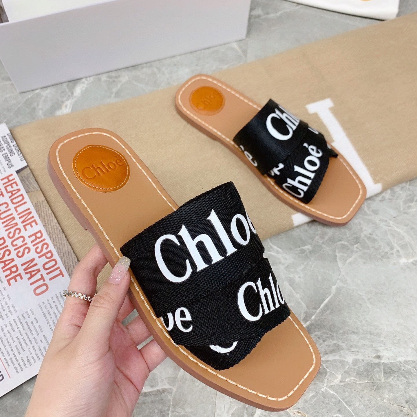 Black Sandals
