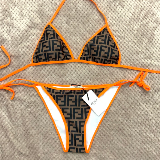 FF Orange & Brown Bikini
