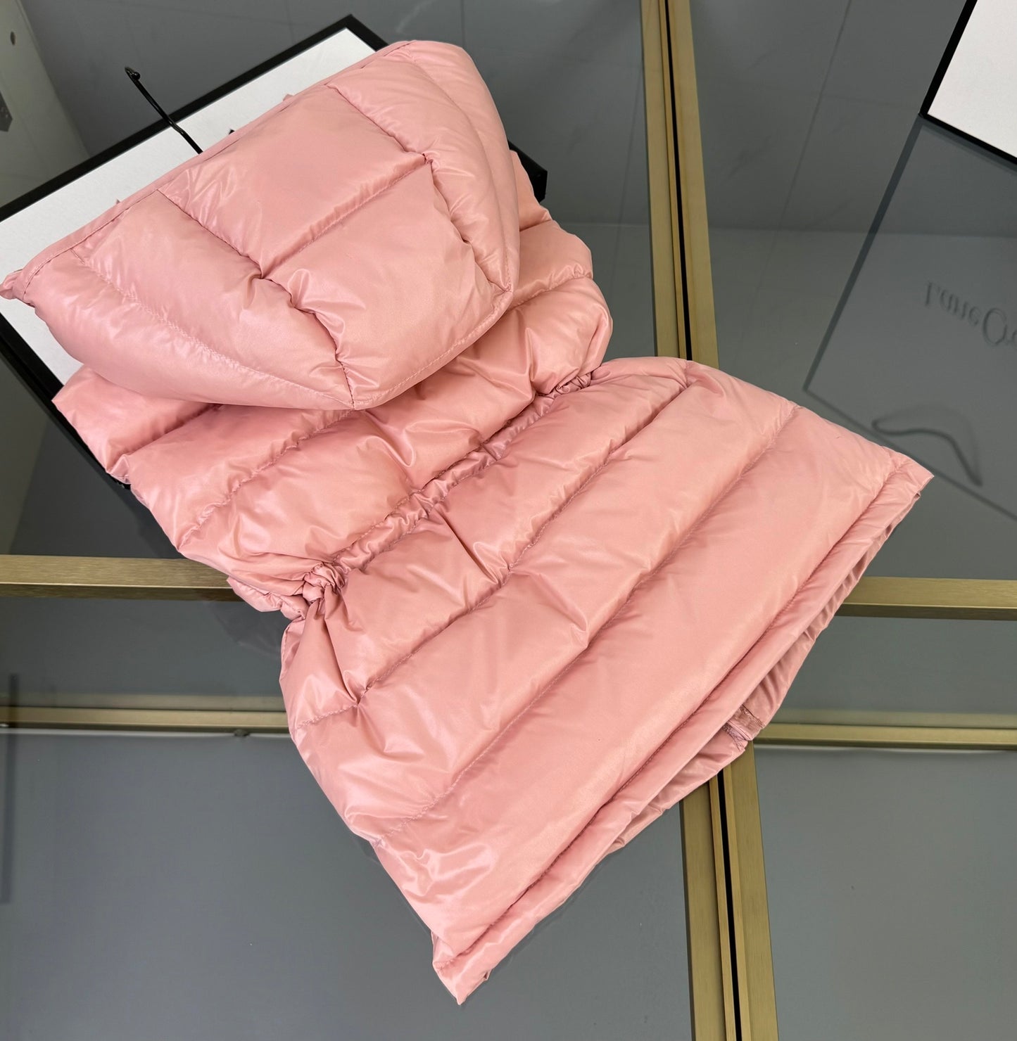 KIDS DOWN BODY WARMER - PINK