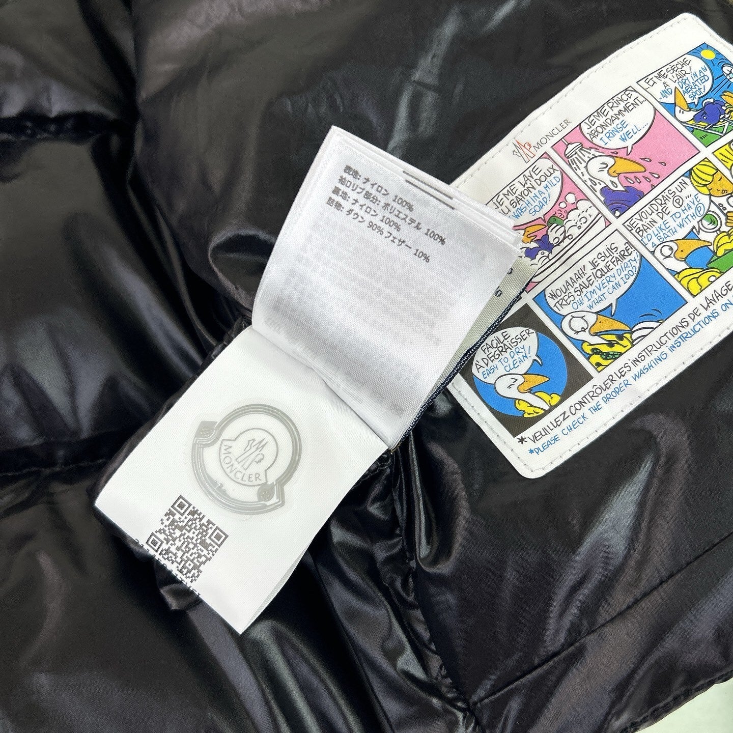 KIDS TEDDY PATCH LOGO DOWN COAT