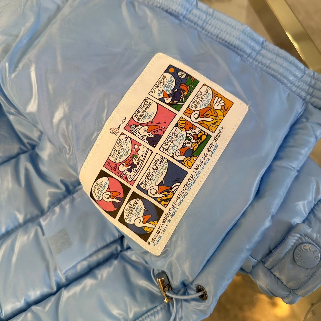 KIDS HIGH SHINE DOWN COAT- BLUE