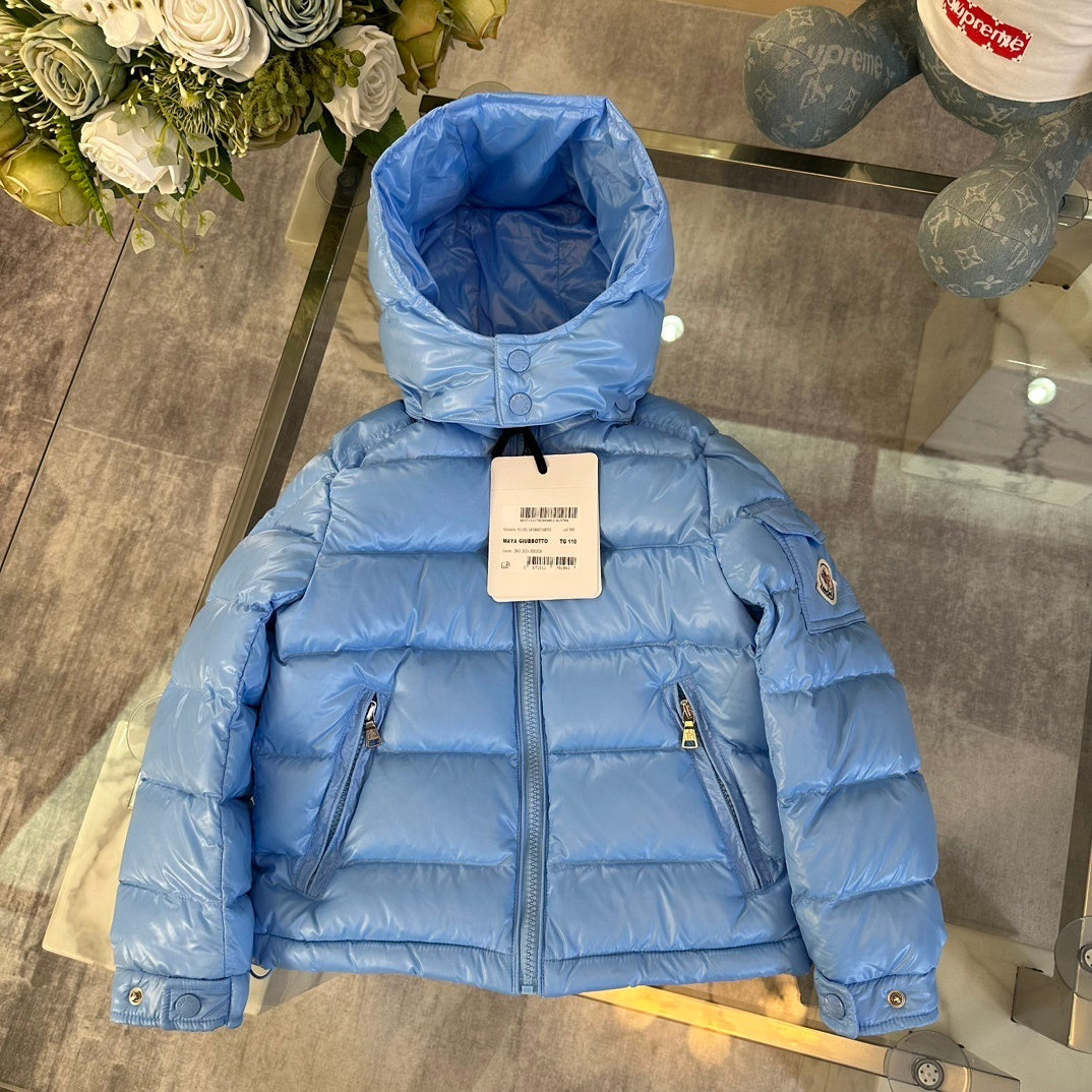 KIDS HIGH SHINE DOWN COAT- BLUE