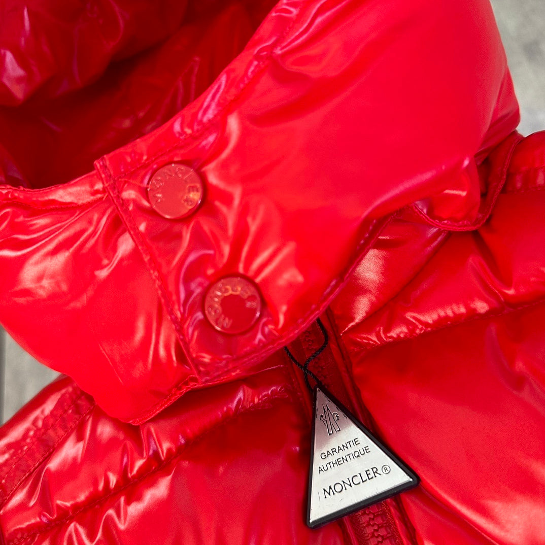 KIDS HIGH SHINE DOWN COAT- RED