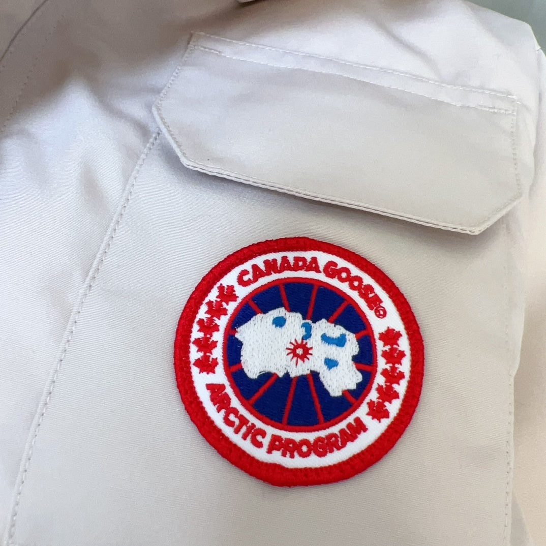 KIDS DOWN COAT - FLUFF HOOD CREAM