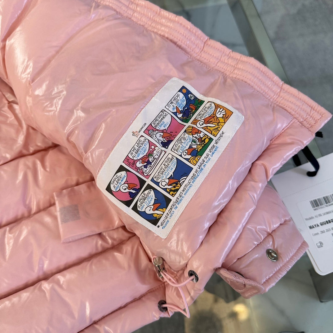 KIDS HIGH SHINE DOWN COAT- PINK