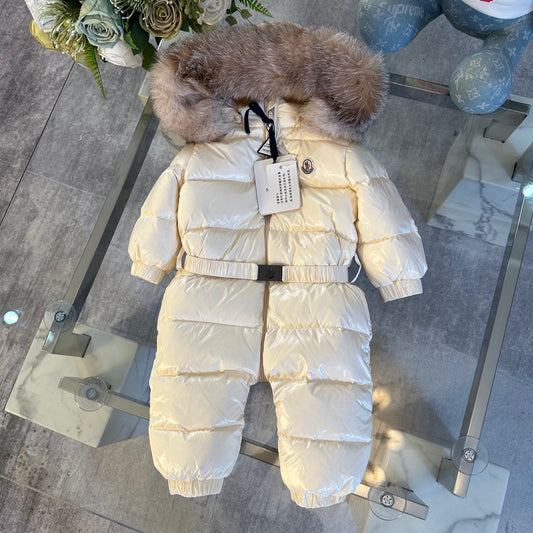 KIDS SNOWSUIT - CREAM