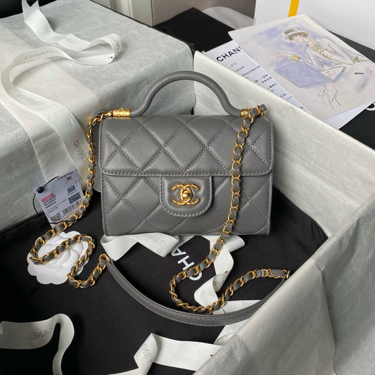 CC Grey Bag 13x18x8cm