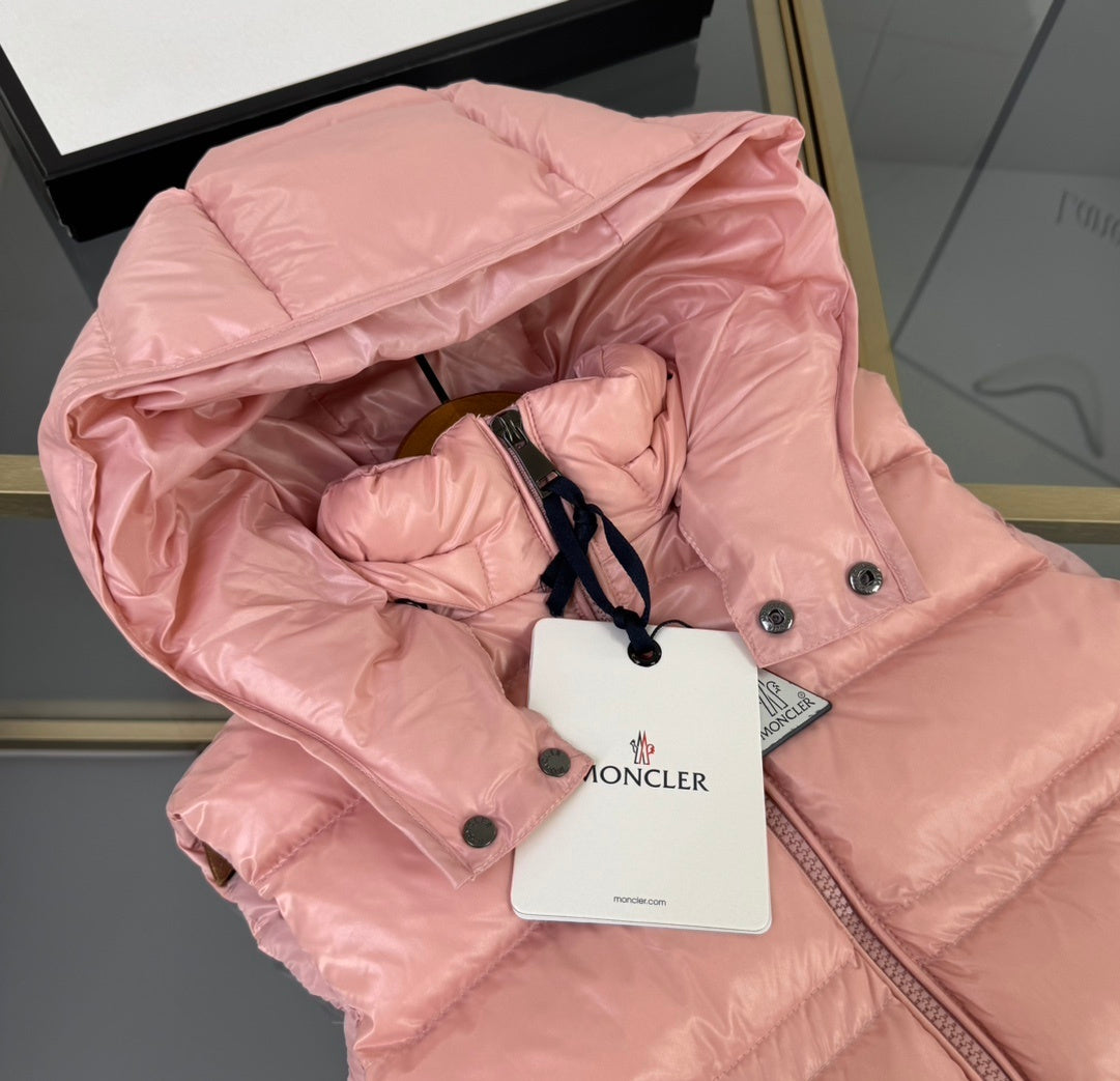 KIDS DOWN BODY WARMER - PINK