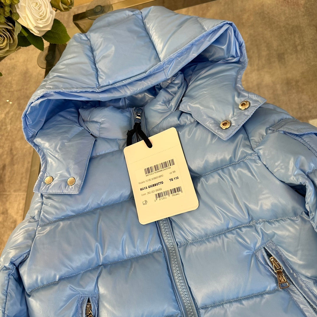 KIDS HIGH SHINE DOWN COAT- BLUE