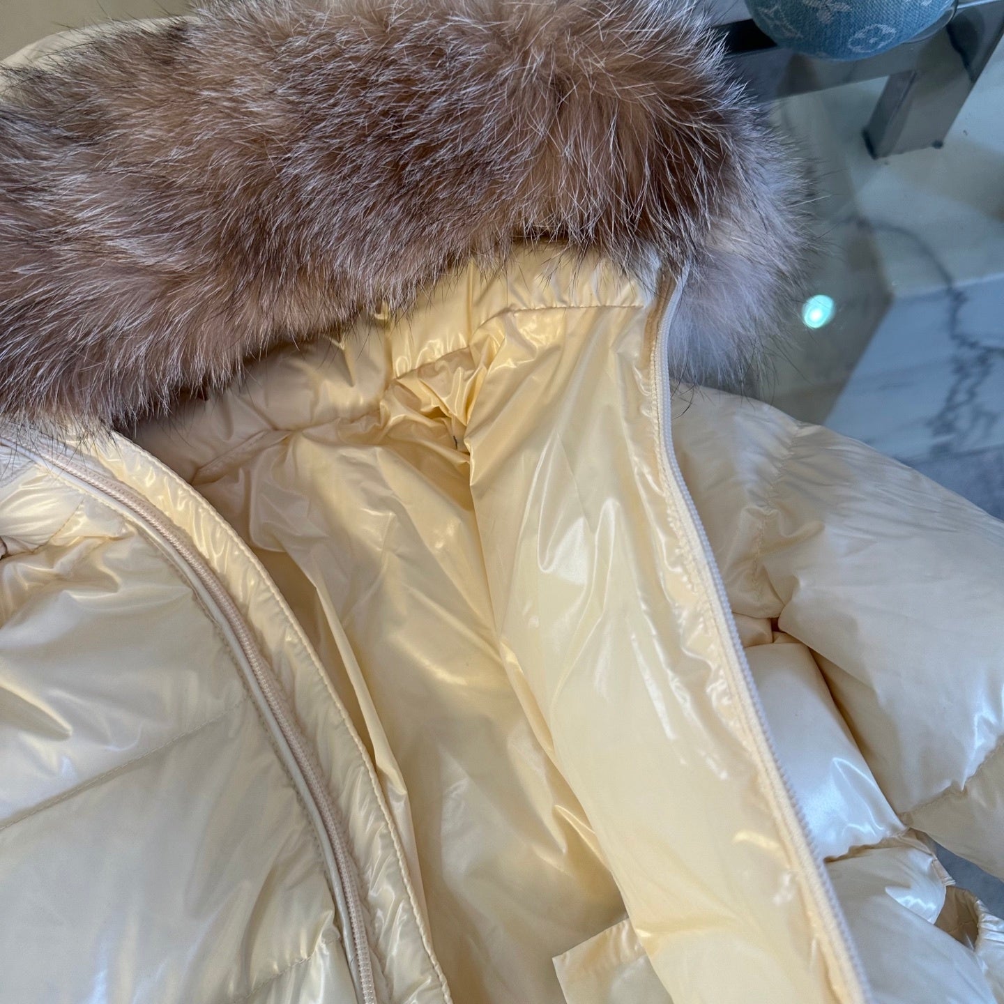 KIDS SNOWSUIT - CREAM