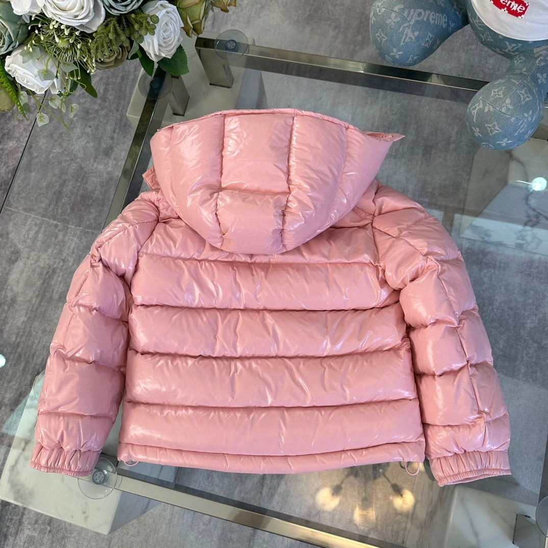 KIDS HIGH SHINE DOWN COAT- PINK