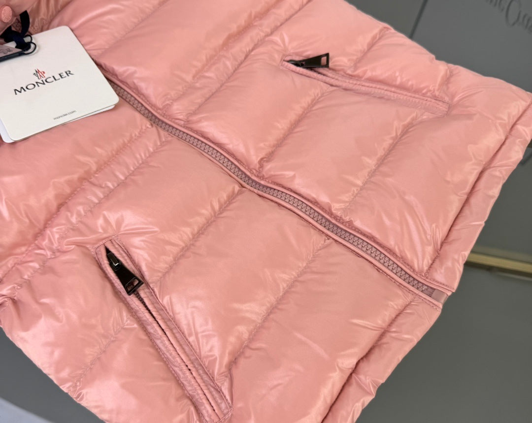 KIDS DOWN BODY WARMER - PINK
