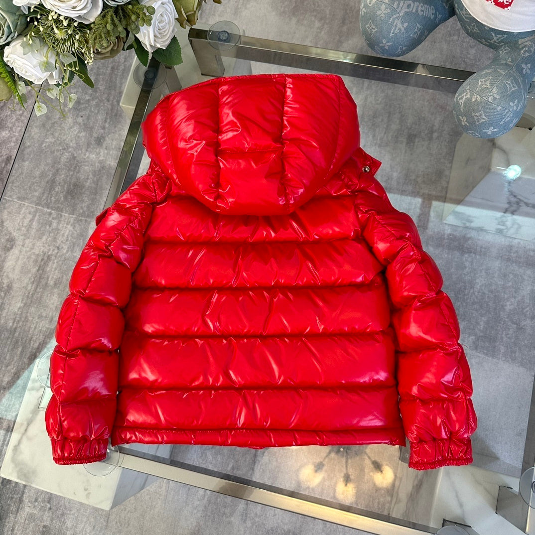 KIDS HIGH SHINE DOWN COAT- RED