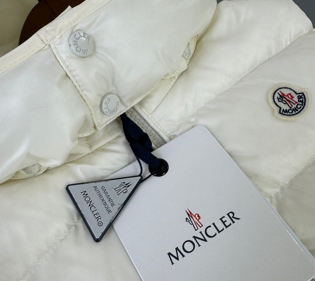 KIDS DOWN BODY WARMER - CREAM