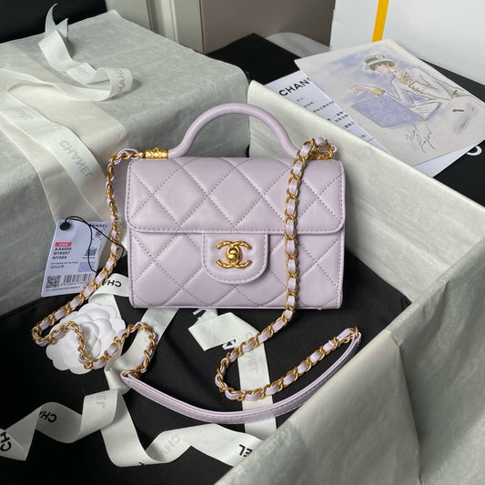 CC Purple Bag 13x18x8cm