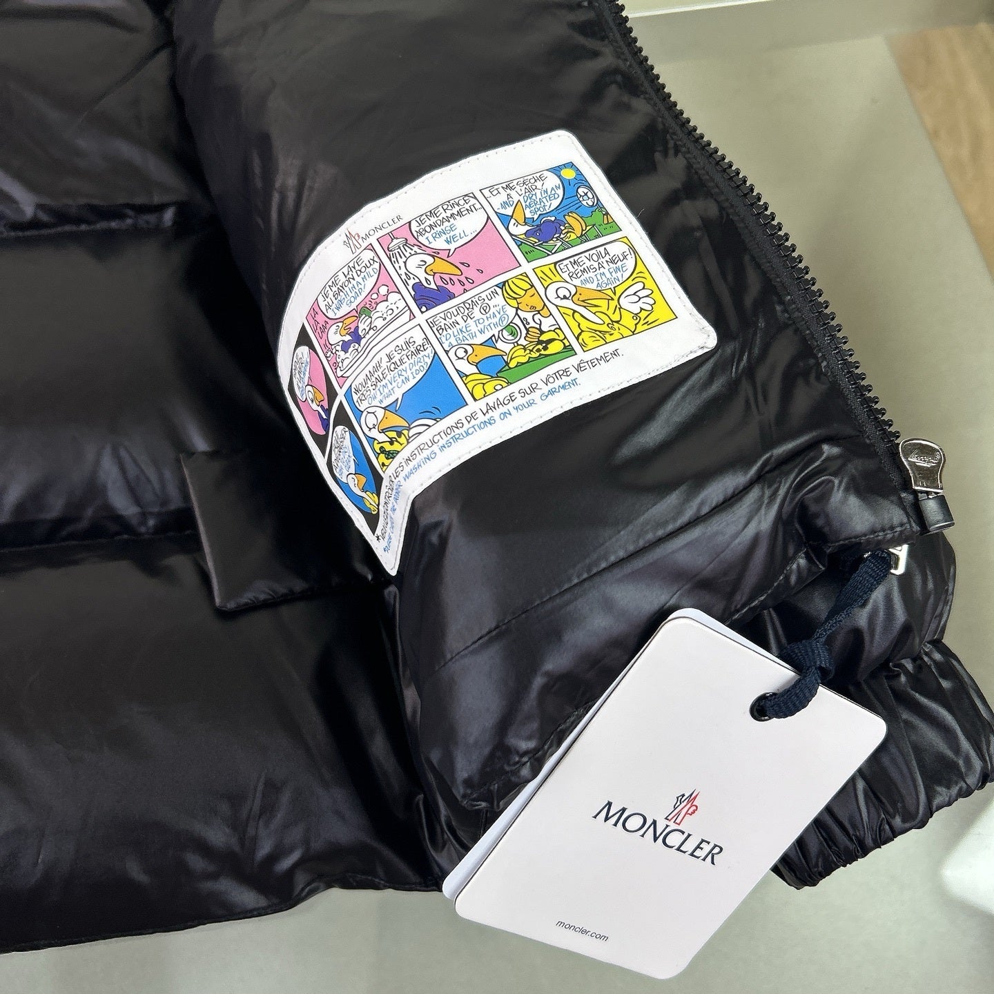 KIDS TEDDY PATCH LOGO DOWN COAT