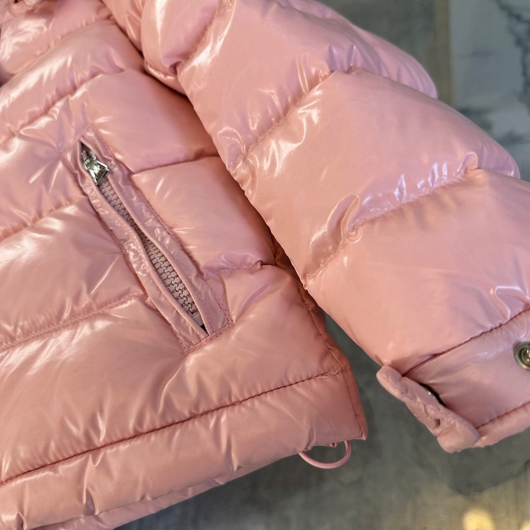 KIDS HIGH SHINE DOWN COAT- PINK