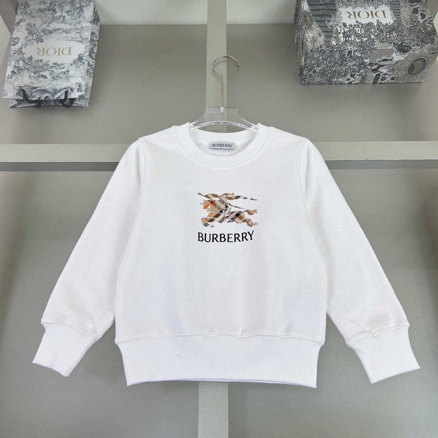 KIDS BLACK WHITE LOGO JUMPER (MULTI COLOUR SELECT)